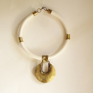 Bridal necklace, wedding Jewelry, Bridal Jewelry, Statement Wedding Necklace,  tribal white necklace