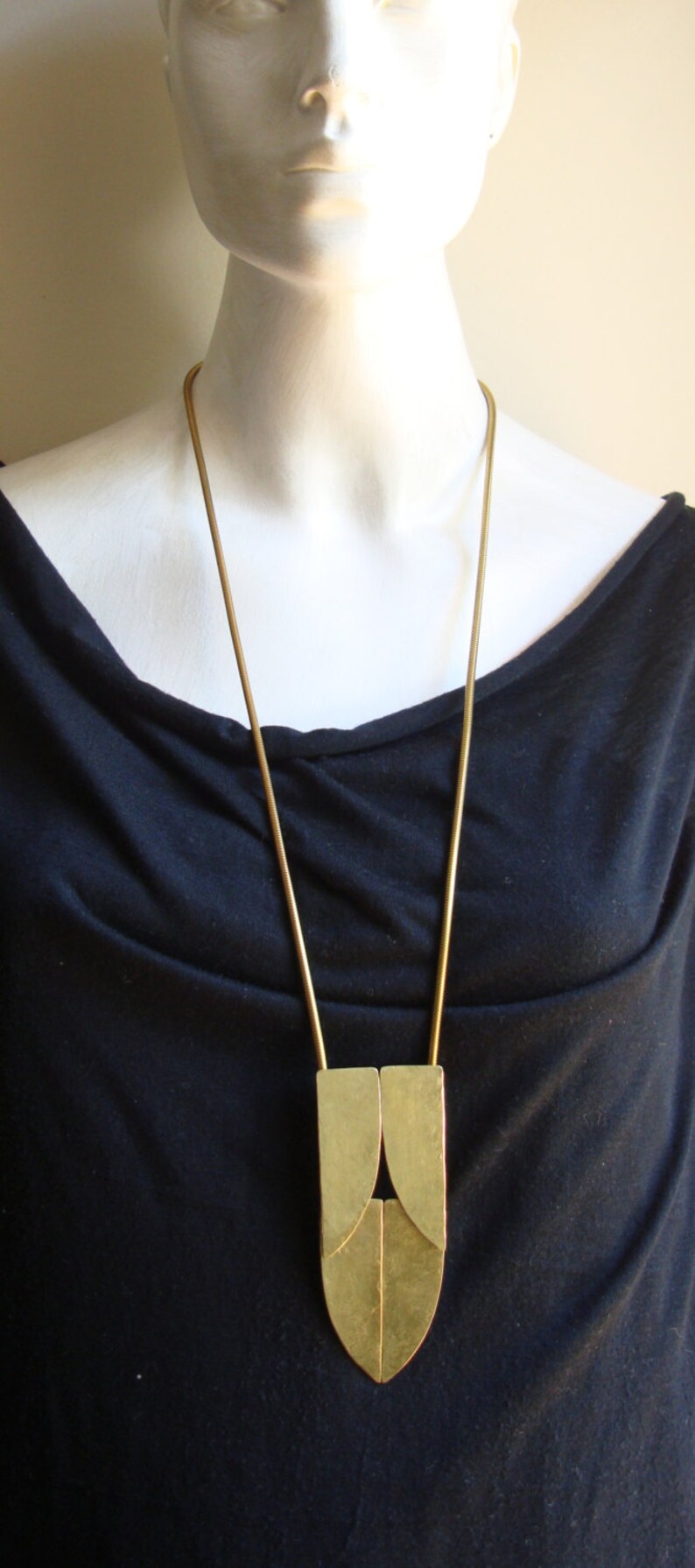 Minimal necklace Minimal jewelry Minimalist pendant Etsy