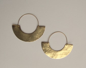 Hoops african earrings, Bohemian hoops tribal earrings,  african jewelry, hoop ethnic earrings, minimal earrings, boho earrings, boho jewels