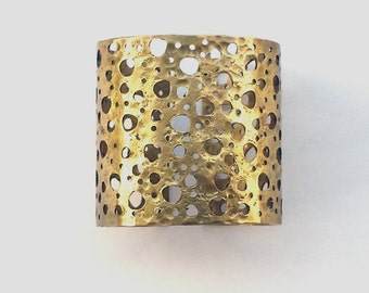 Cuff, African bracelet, african jewelry, Hammered Brass bracelet bangle, Xmas Gift