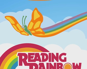 Reading Rainbow/Random BS  Logo Stickers