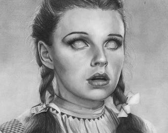 Wizard of Oz Dorothy Zombie eyes Sticker