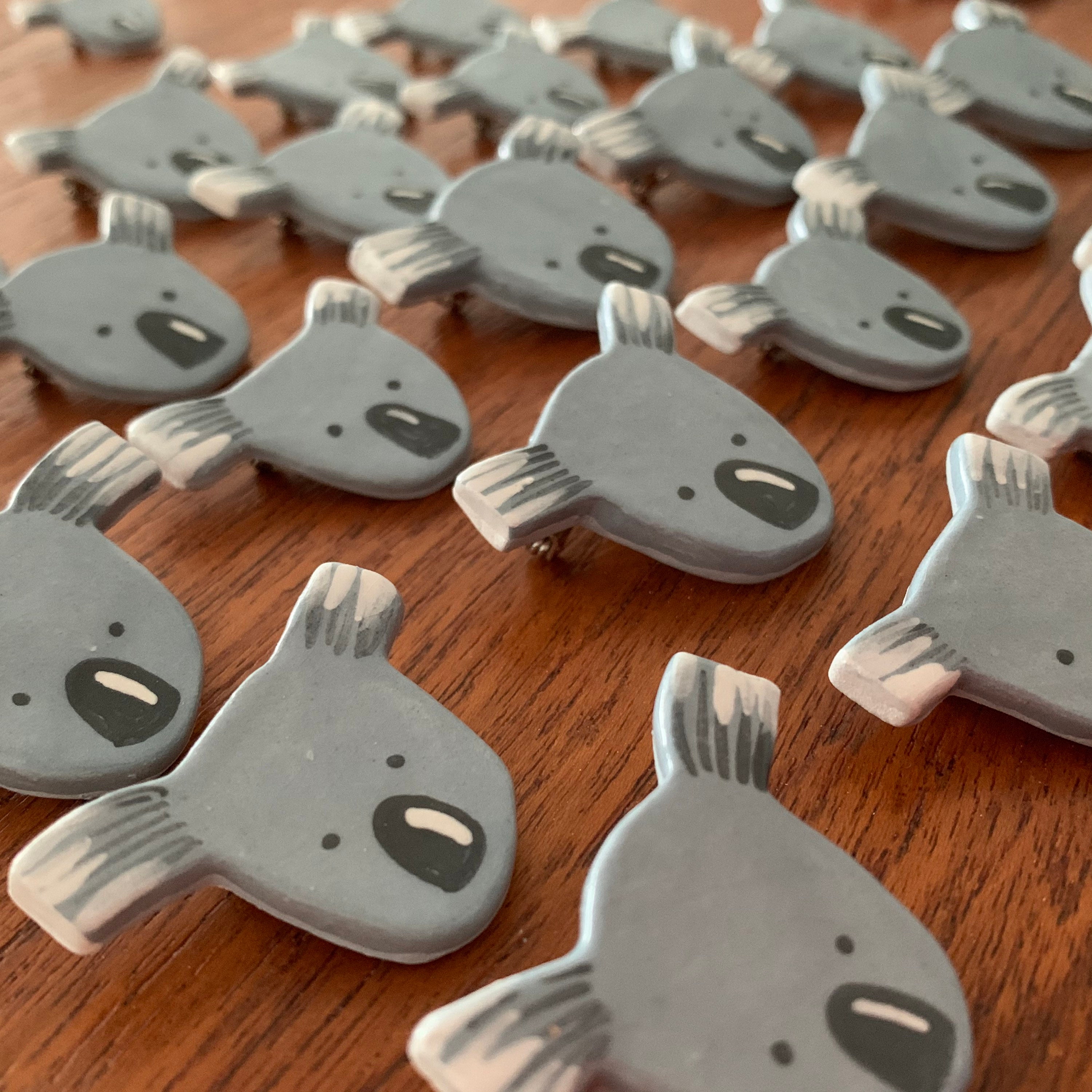 Donation to Save Wildlife Handmade Koala Brooches Etsy Australia