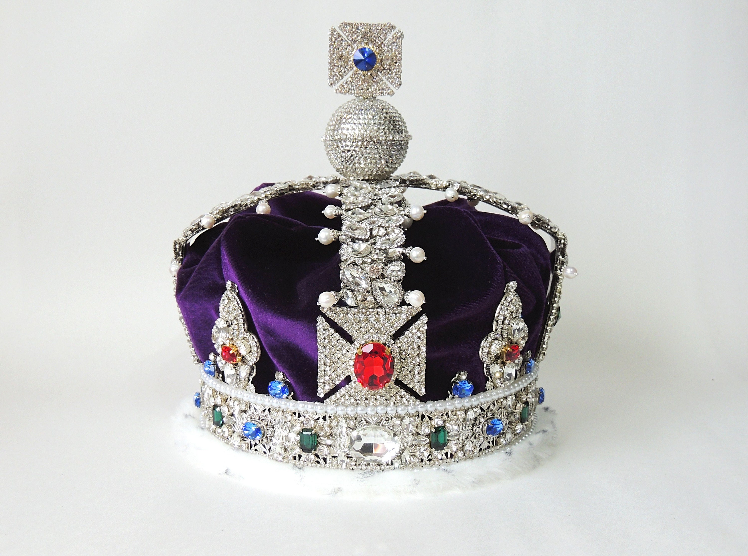 Round Crown King Crown Crown of Great Britain Crown of the Etsy