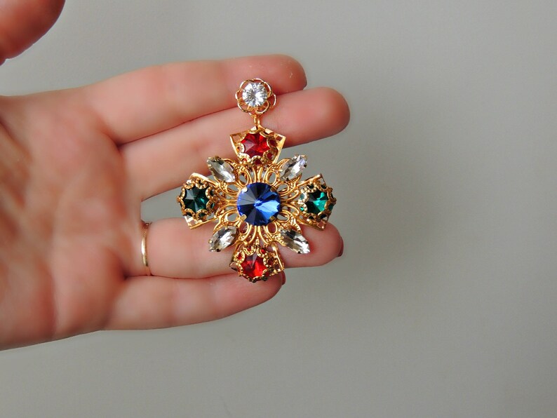Byzantine Cross Ear-crosses