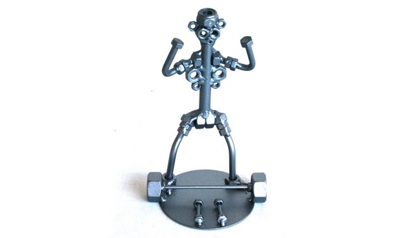 Custom Weightlifter Powerlifter, Bodybuilder Gift Nuts and Bolts