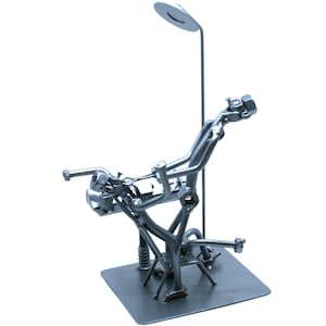 Schrott-Metall-Zahnarzt-Geschenk, ZahnmedizinStudenten-Abschluss-Geschenk, personalisierte Mundhygienikerin, Zahnarzthelferin-Geschenk, geschweißter Metallkunst-Stifthalter