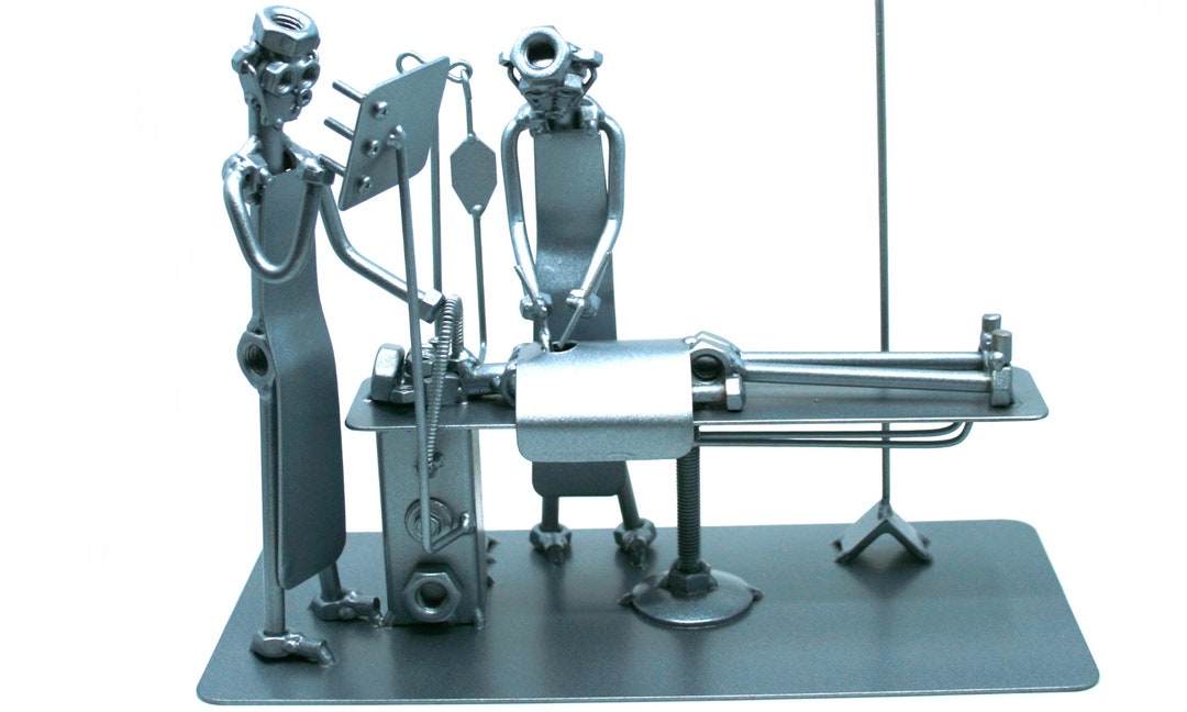 Personalized Nuts and Bolts Sculpture for Surgeon Customheart Etsy