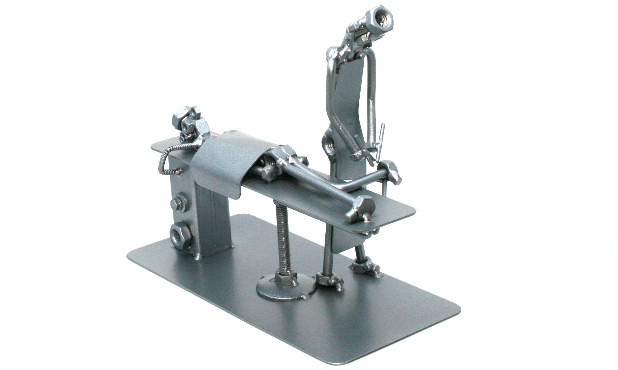 Handmade Ankle Orthopedic Surgeon Nuts and Bolts Sculpture