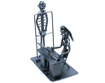 Escultura de tuercas y tornillos de regalo de graduación de radiólogo, regalo de apreciación de radiología para mujeres, Semana Nacional de Radiología, regalo de tecnólogo de Rad