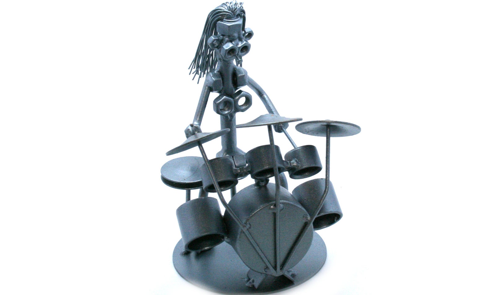Nuts and Bolts Sculpture Drummer Women Gifts Handmade Etsy