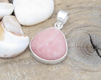 Pink Opal Pendant,925 Sterling Silver Pendant PPNK-001 Huge Pink Opal Pendant Handmade Pendant,Vintage Pendant Gift.Design N0 Birthday