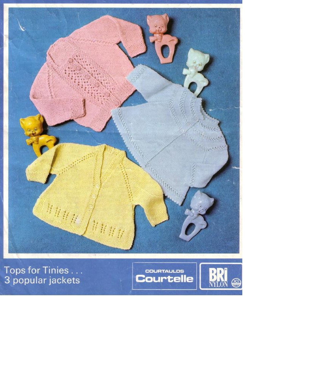 PDF Download Baby Knitting Pattern Tops for Tinies 3 Etsy