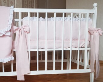 plain white cot bedding