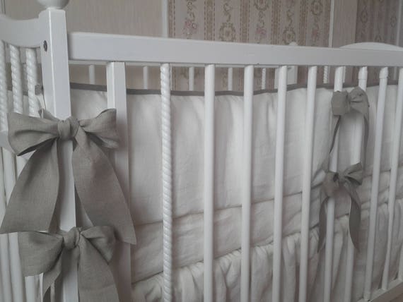 neutral cot bedding
