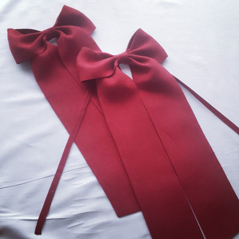 baby girl tie back bow Bright pink big bow