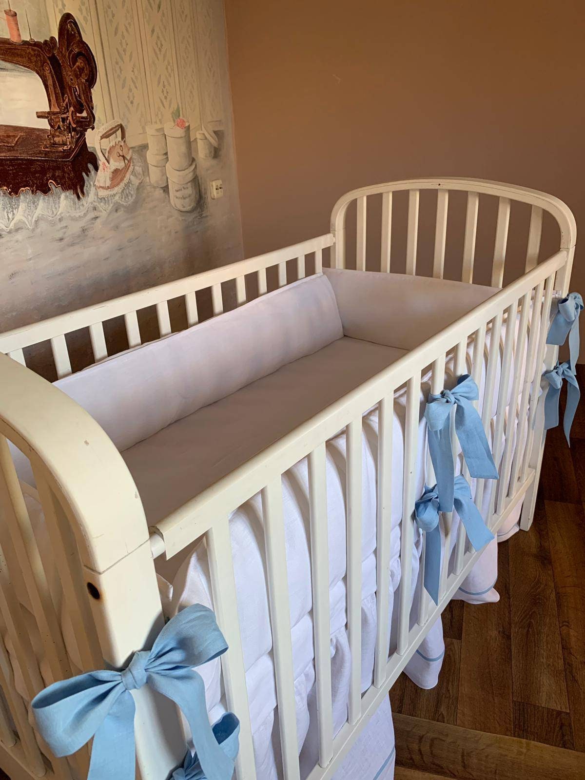 Bebe Garcon Bebe Bleu Et Blanc Ensemble Lin Naturel Literie Pour Berceau Chambre D Enfant Cadeau De Shower De Bebe Bebe Garcon Bebe Bleu Et Blanc Ensemble Lin Naturel Literie Pour Berceau Chambre D Enfant Cadeau De Shower De Bebe