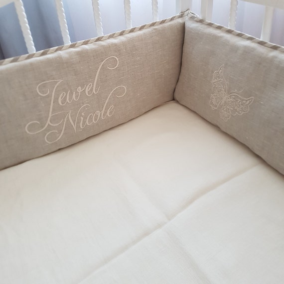 personalised cot bedding sets