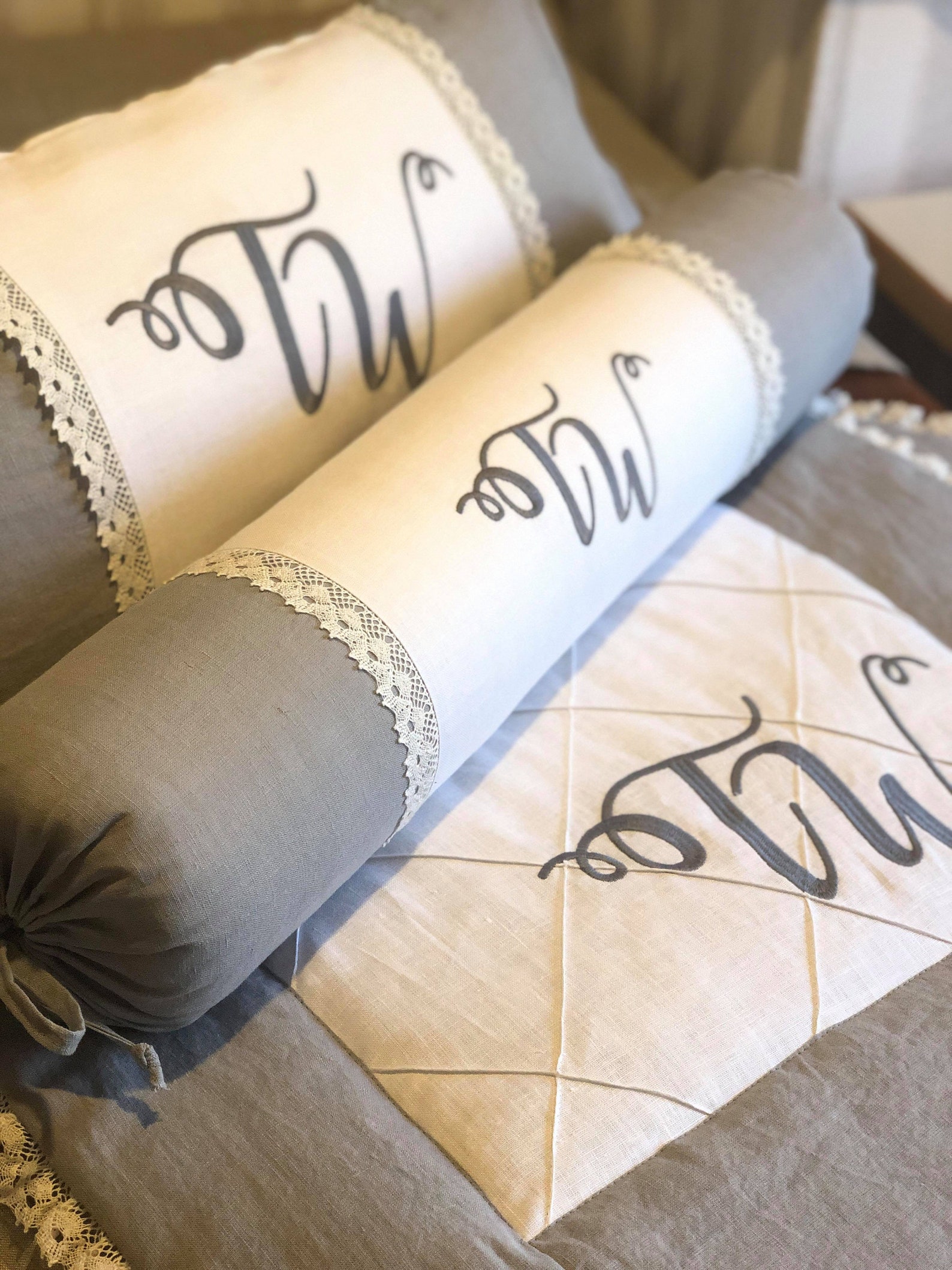 Bolster Cushion Bolster Crib Bolster Linen Bedding Sets Etsy