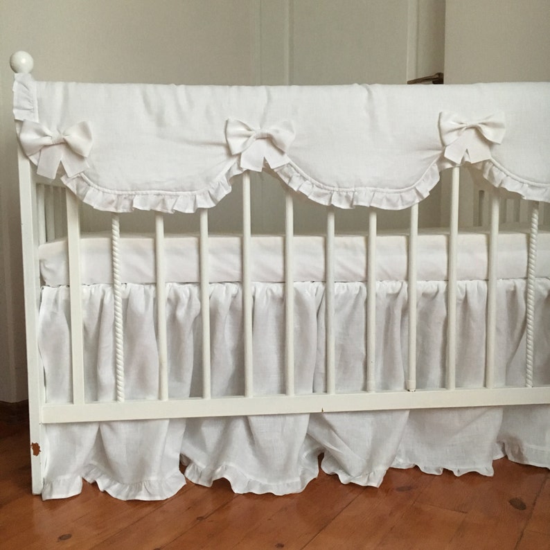 Rail Guard Crib Rail Cover Crib Bedding Sets Bumperless Etsy