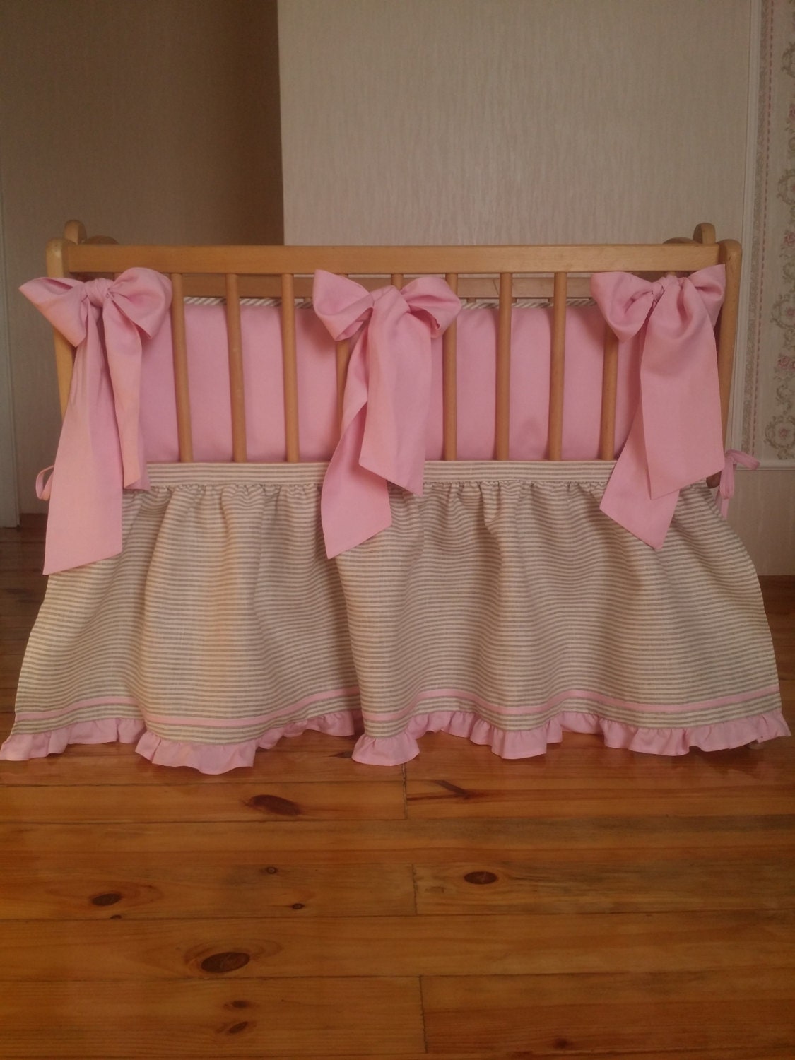 Cradle bumpers bumpers Nursery bedding sets Baby Etsy