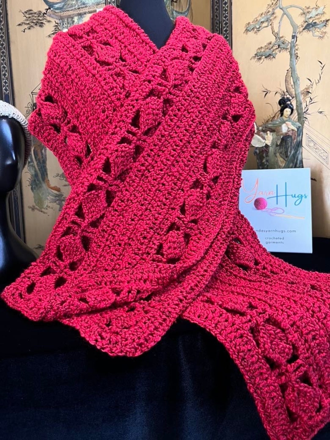 Tranquil Diamonds Extra Large Prayer Shawl / Lap Afghan Etsy