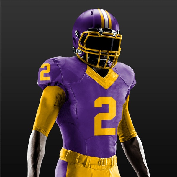 Football Uniform Photoshop Template