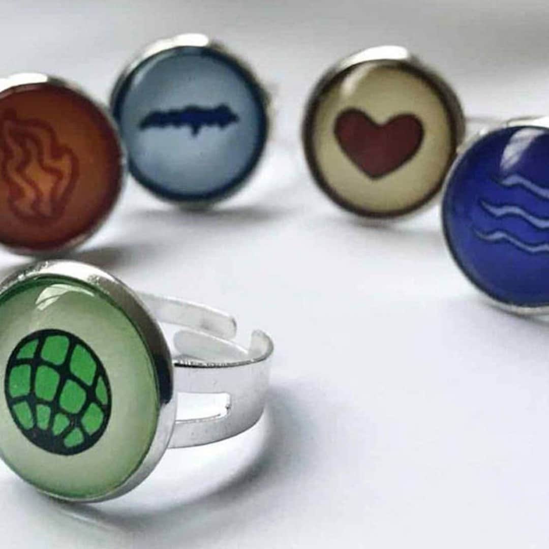 Captain Planet - Planeteer Rings - Etsy