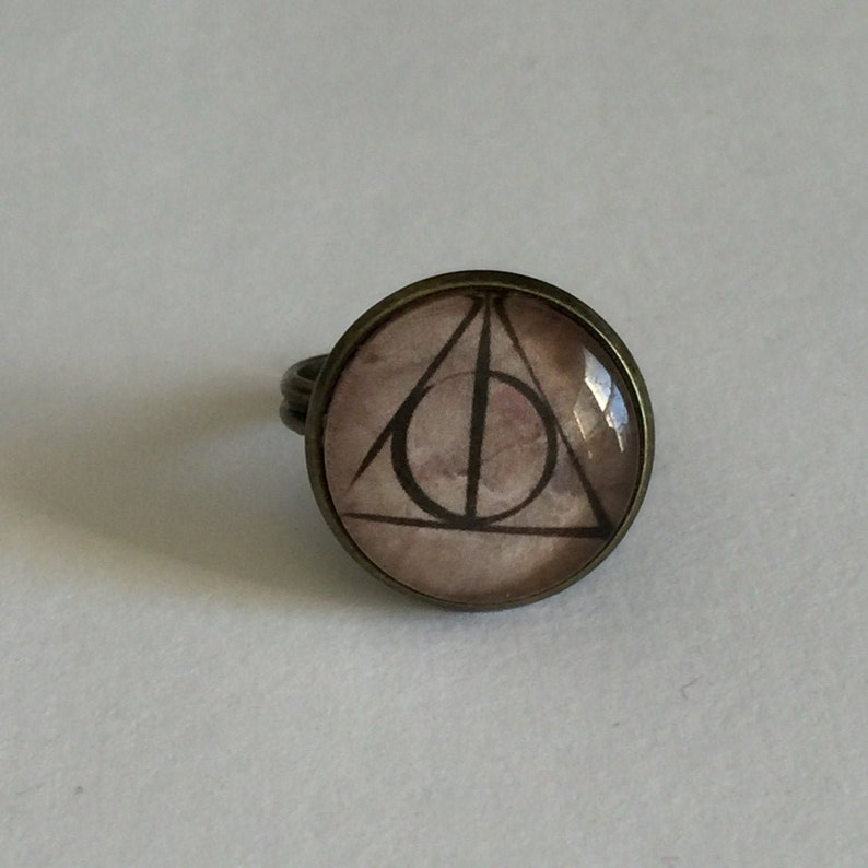 Harry Potter Deathly Hallows Ring Etsy