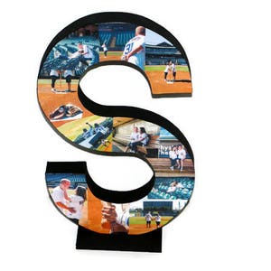 Letter S Collage with photos Wedding Gift for Couple Last Name Initial Gift Monogram S with Pictures Collage, Photo Collage Letter