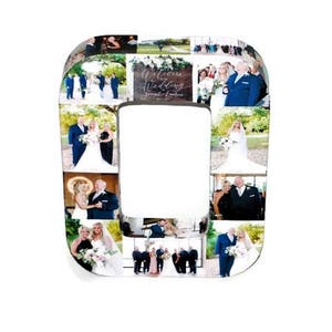 Wedding Centerpiece, Wedding Photo Display, Wedding Photo Album, Custom Photo Collage Letter, Custom Photo Display, Custom Photo Letters