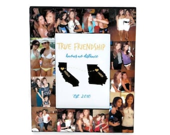 BEST FRIEND Long Distance Gift | Soul Mate Frame | Friendship Gift | Childhood Friends | Friends Forever | Soul Sister Gift | My Person