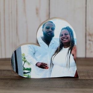 Photo Heart, Photo Collage Heart, Heart Shaped Collage, Valentines Day, Heart Collage, Freestanding Heart, I love you gift, 10cm, 15cm, 20cm