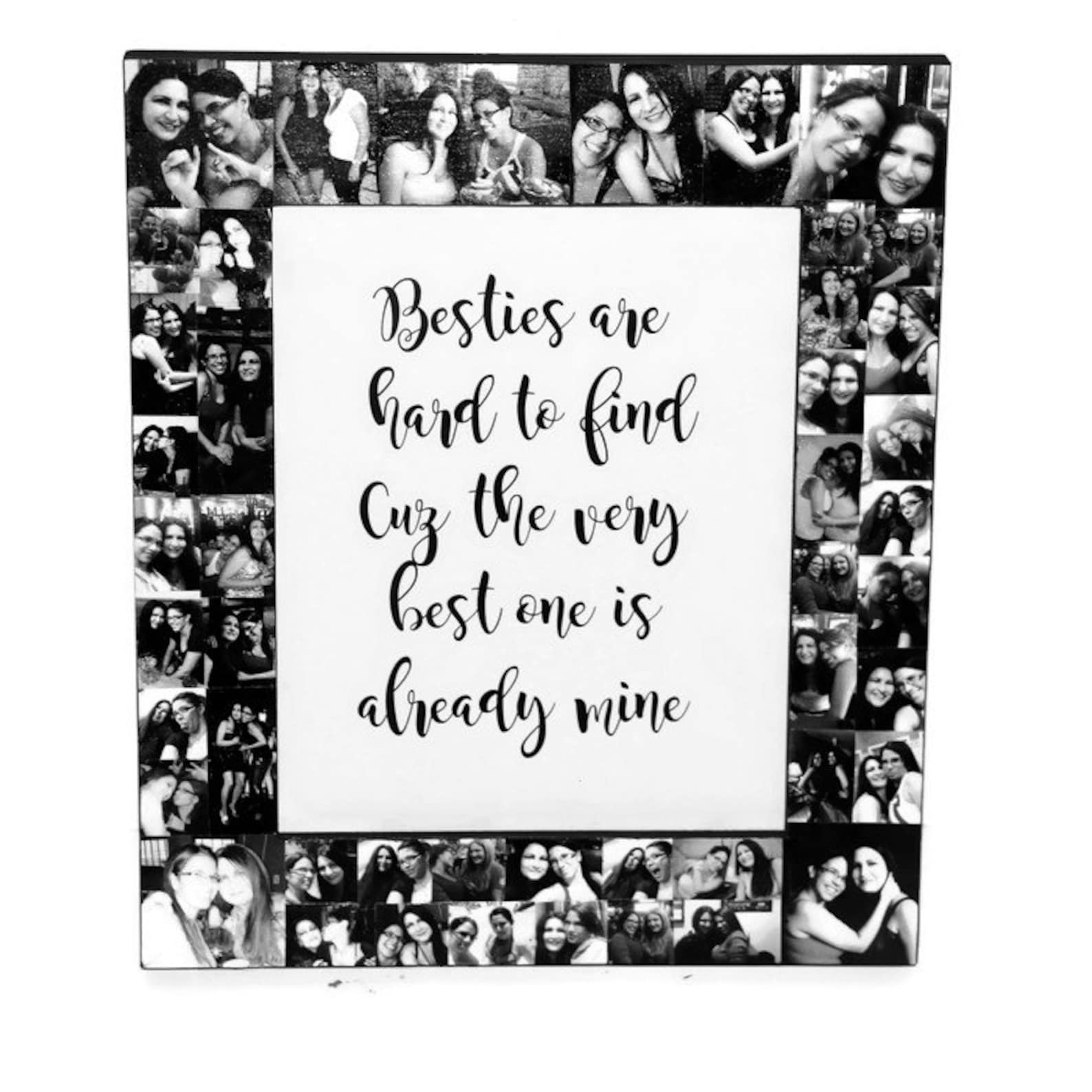 Best Friend Gift Picture Frame Collage Photo Frame Etsy