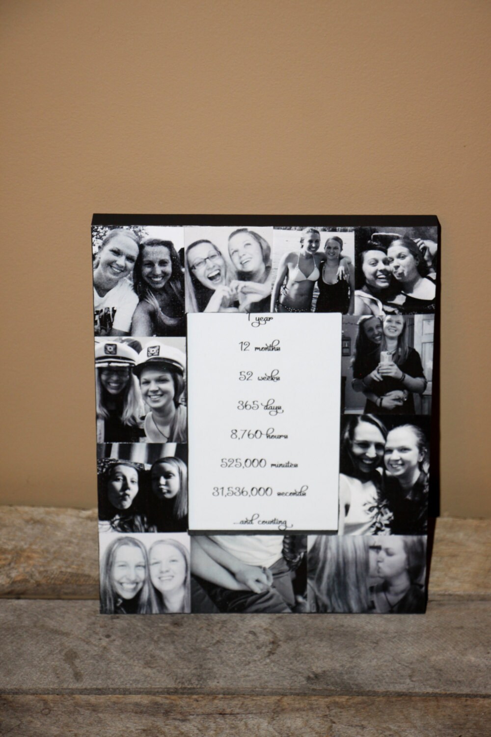 Anniversary Custom Picture Frame 1 Year 12 Months 52 Weeks 365 Days Minutes Seconds And Counting Anniversary Custom Picture Frame 1 Year 12 Months 52 Weeks 365 Days Minutes Seconds And Counting