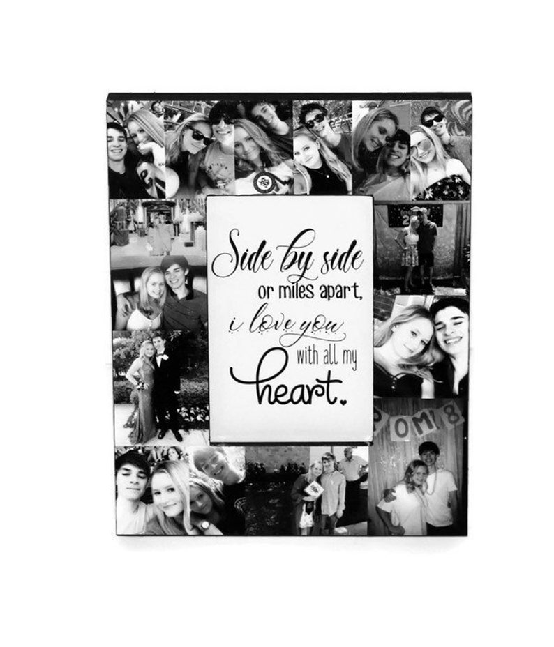 Going off to college gift for Boyfriend To my boyfriend as you leave for college side by side or miles apart I love you with all my heart