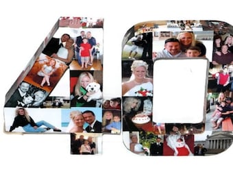 25th Wedding Anniversary 10th 40th 50th 75th Graduation Photo Letter Collage Picture Frame Party Decor Birthday Senior Year 2015 360' 15
