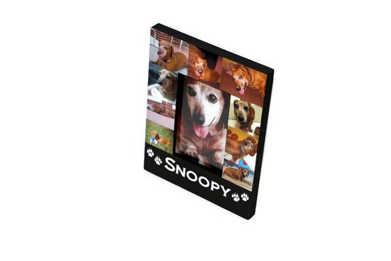 Pet Memorial Collage Pet Frame Personalized Picture in Loving Etsy