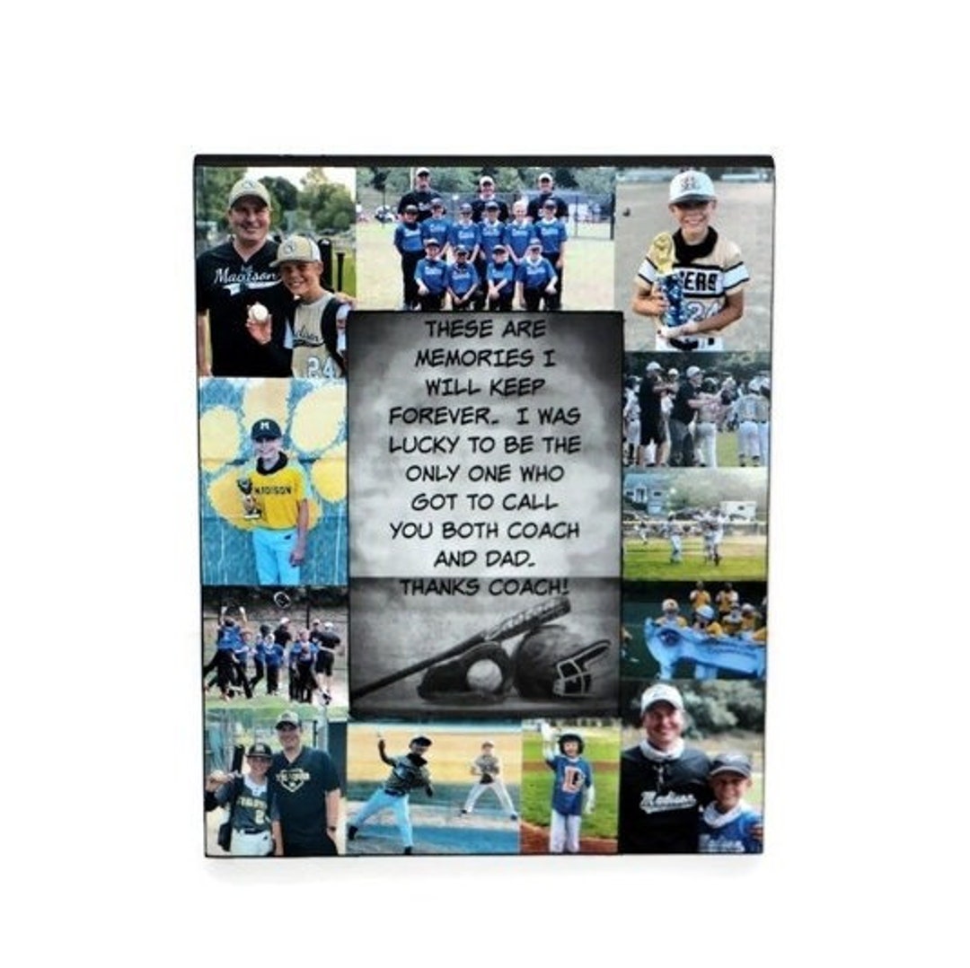 Best Coach Dad Gift Greatest Dad Picture Frame Thank You Dad Dad and