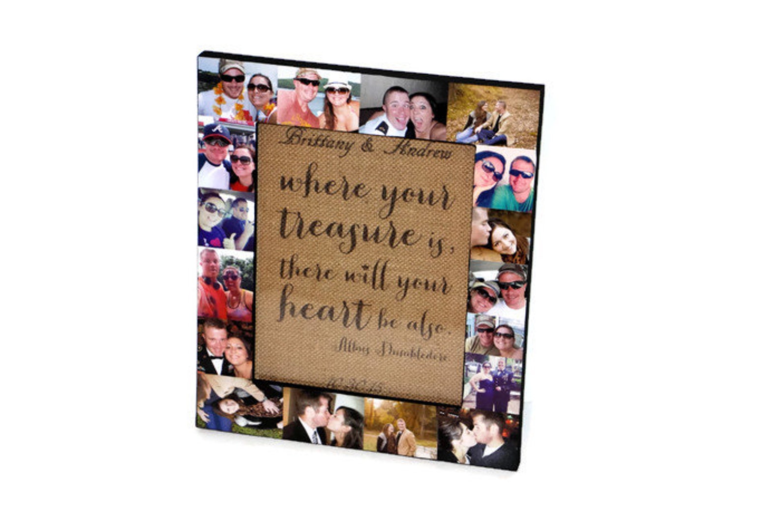 Personalized Photo Frame Unique Picture Frame Collage Wedding Etsy
