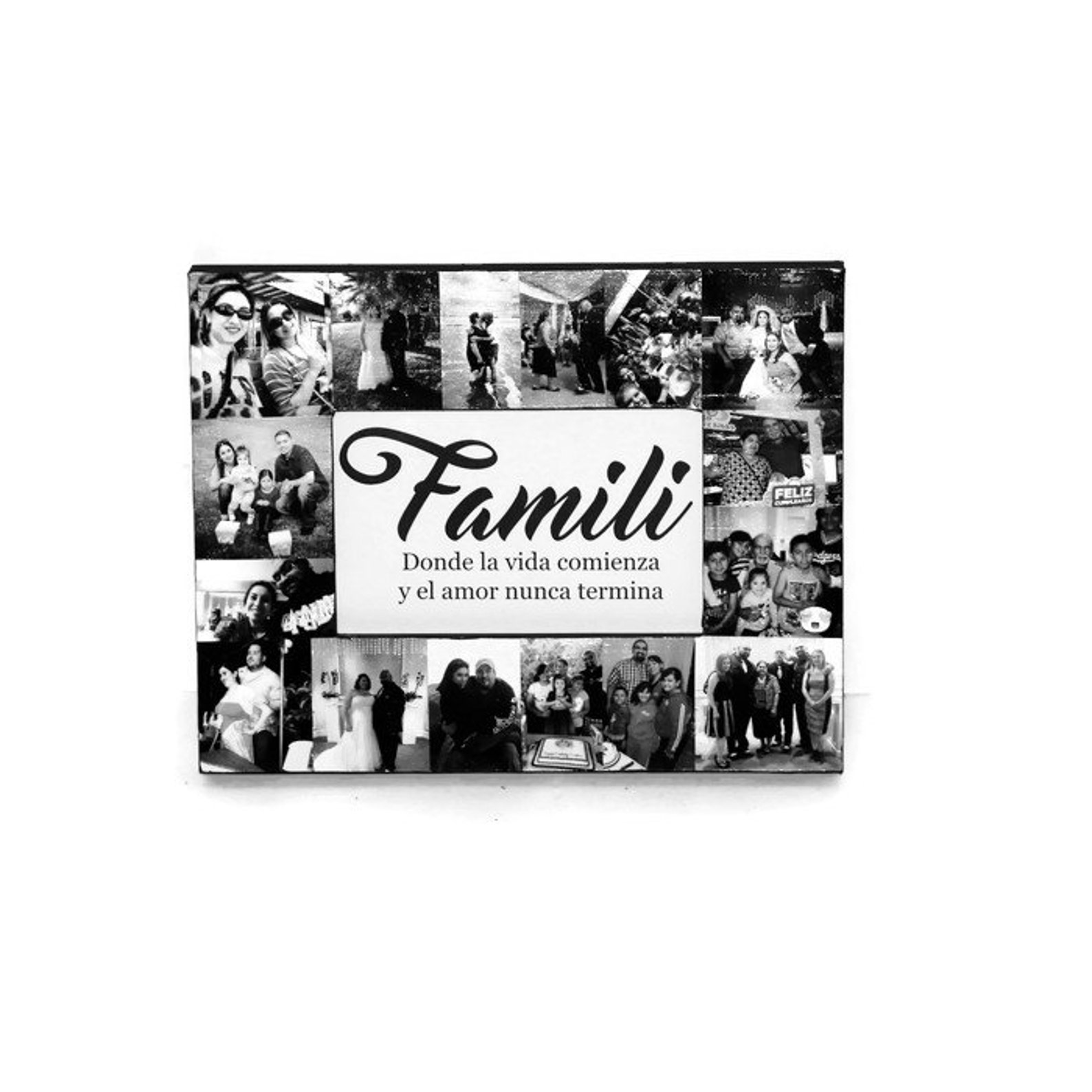 Family Picture Frame Collage Photo Frame Gifts for Her Fathers Etsy