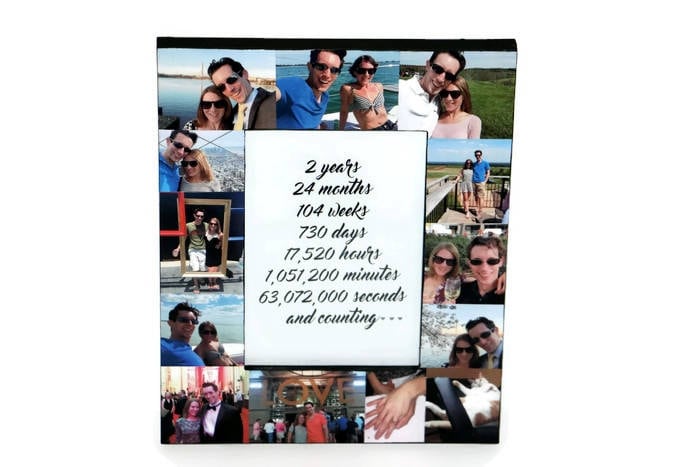Anniversary Custom Picture Frame 1 Year 12 Months 52 Weeks 365 Days Minutes Seconds And Counting Anniversary Custom Picture Frame 1 Year 12 Months 52 Weeks 365 Days Minutes Seconds And Counting