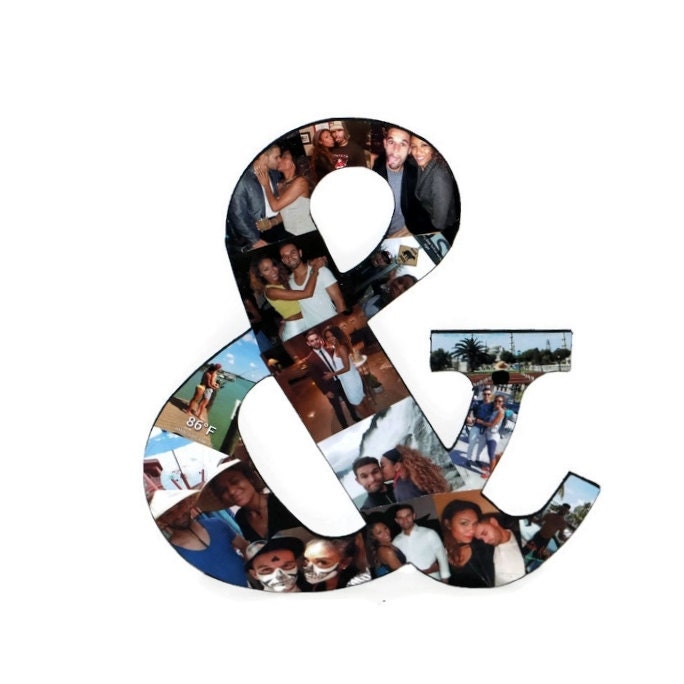Ampersand 13 Photo Collage Girlfriend Boyfriend Graduation Ampersand 13 Photo Collage Girlfriend Boyfriend Graduation Wedding Birthday Anniversary Engagement Best Friend Picture Frame Awards
