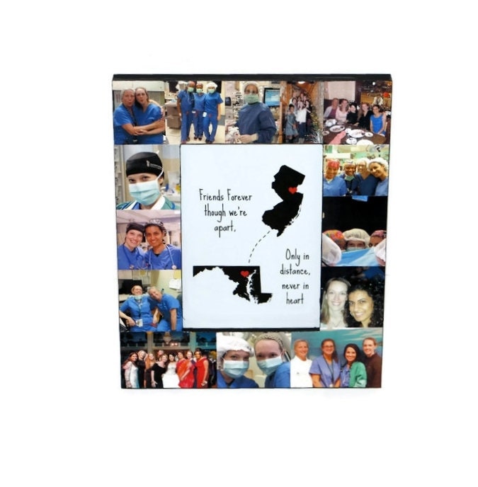 Long Distance Best Friend Frame Gift Birthday Best Friend Gift Birthday