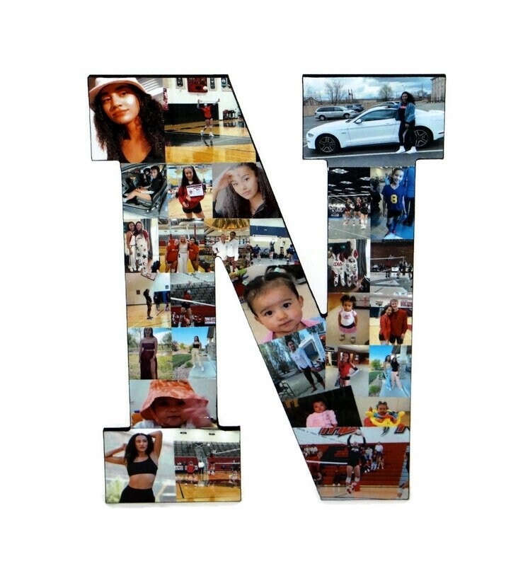 Wooden Letter Picture Collage - Etsy
