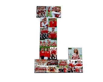 Senior Night Gift | Volleyball Gift | Photo Collage Letter | Letter Photo Collage | Picture Collage | Letter with Pictures | Last home game