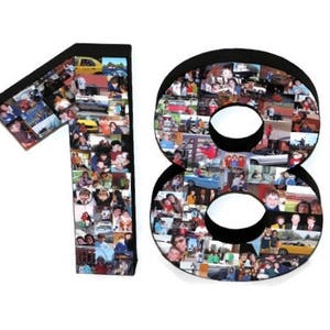2023 2024 &#39;18 &#39;23 Graduation Number Two Digit Birthday Senior Night Jersey Number Graduation Prop Graduation Year 2018 18th 18 Centerpiece