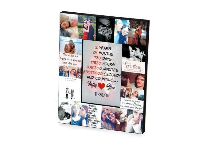 Anniversary Gift For Him 1 Yr 12 Mo 365 Days Anniversary Picture Frame Boyfriend Gift Girlfriend Gift Gift For Her One Year Celebration