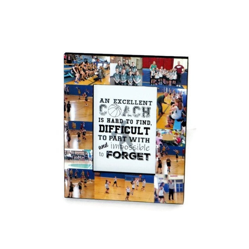 Basketball coach Frame Basketball Coach Thank you Gift An Etsy