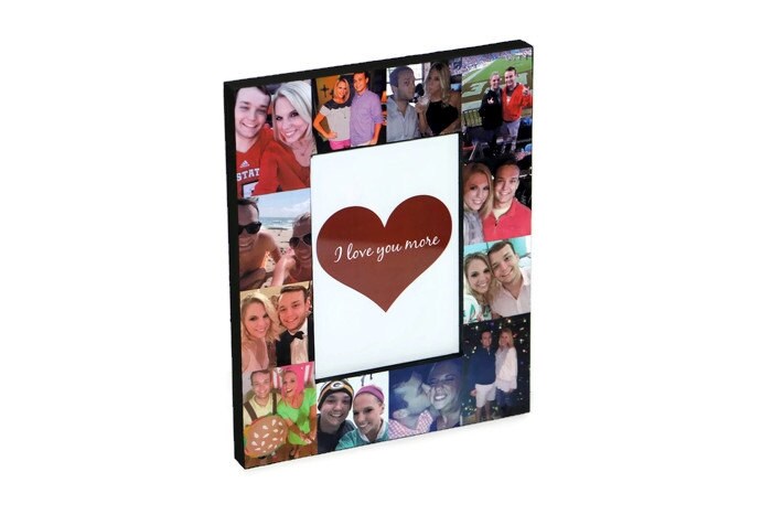 Valentine/'s Day Photo Frame Gift for him Gift for her Picture Frame collage Valentines Day quote Card Valentine Poem boyfriend girlfriend